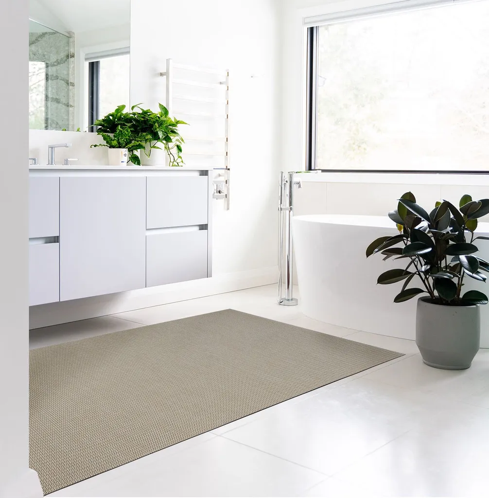 Tappeto in Vinile Napoli 90x150cm per Bagno - Lavabile e Igienico