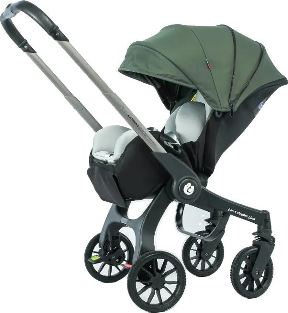 Porte-bébé léger structure pliable en aluminium et tissu respirant