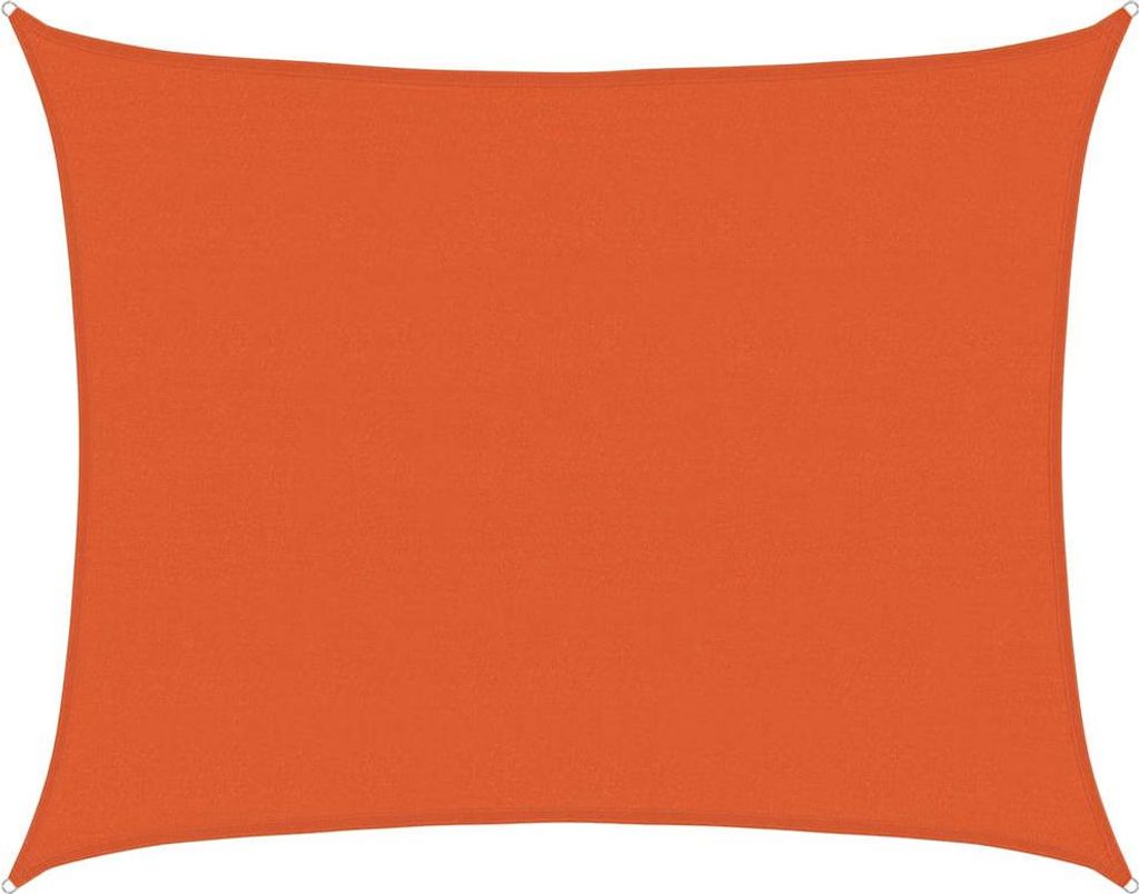 vidaXL Sonnensegel 160 g/m² Rechteckig Orange 6x7 m HDPE