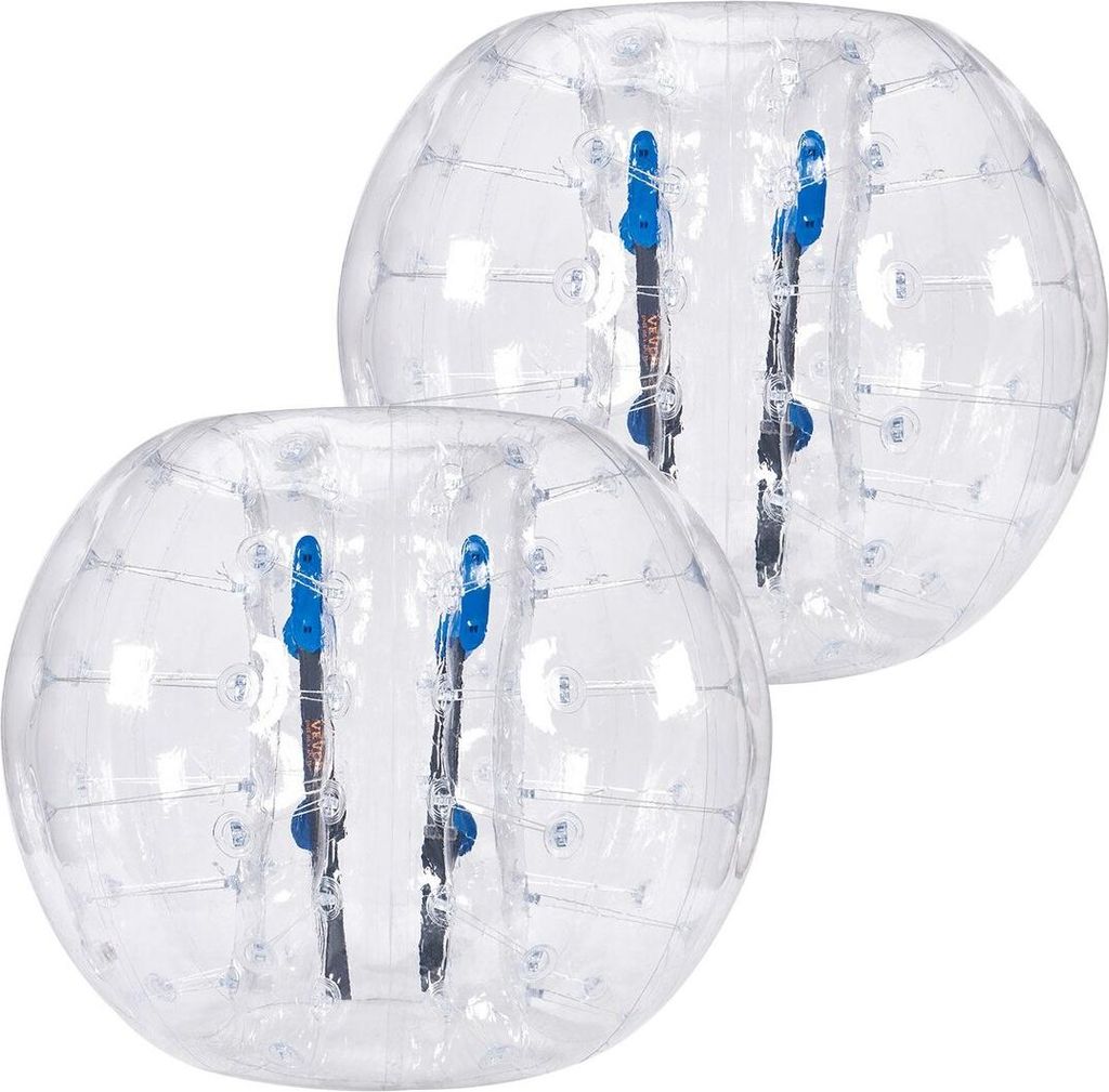 Aufblasbare Bumper Balls 2er-Pack, 4FT/1,2 m große Sumo-Zorb-Bälle für Jugendliche, 0,8 mm dicke PVC-Hamsterblasenbälle für Outdoor-Teamspiele...