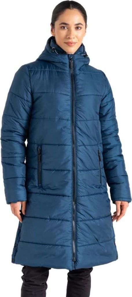 Dare 2B Distinguish Baffle Wintermantel gesteppt für Damen , Farbe:Blau, Größe:36