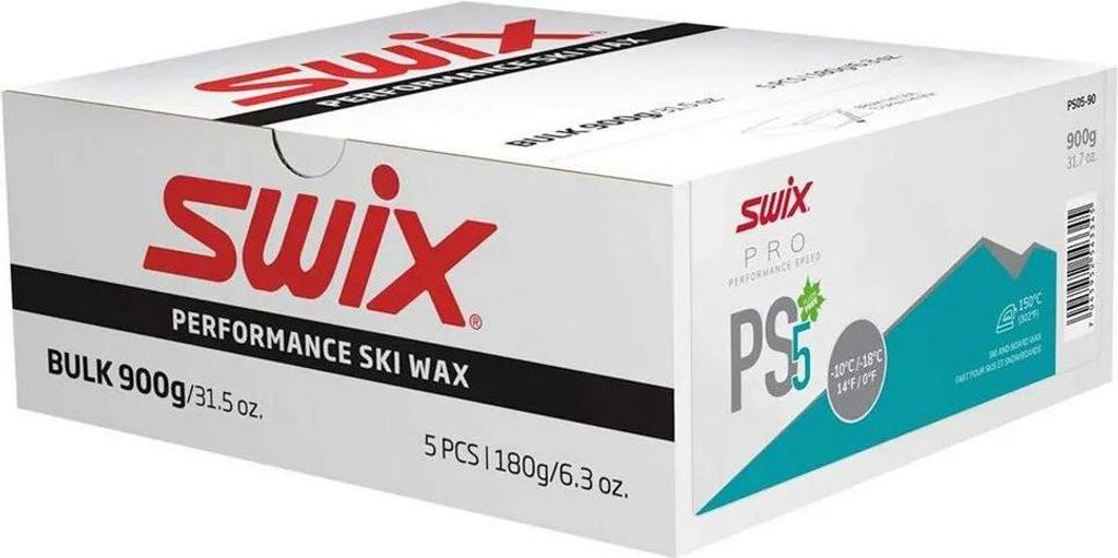 Swix Ps5 -10oc/+10oc 900 G Wachs Weiß Weiß One Size