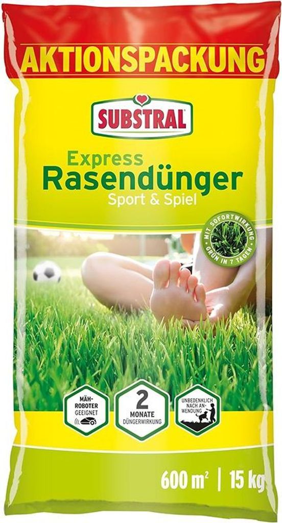 Substral Express Hnojivo na trávníky Sport & Play 15 kg na Obrázek produktu 