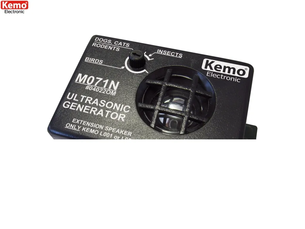 Antiparasitaire Ultrasons KEMO M071N à Fréquence Variable Anti-Nuisibles