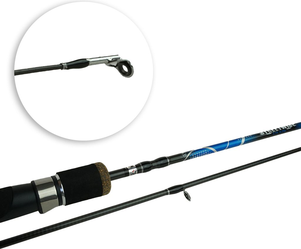 DLT Streetwise Spin - 2,70m - 6-24g - Castingrute - Streetfishing - Raubfisch - Drop Shot - Spinnrute - Schwarz