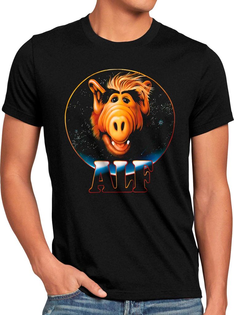 style3 ALF Herren T-Shirt tv melmac sitcom