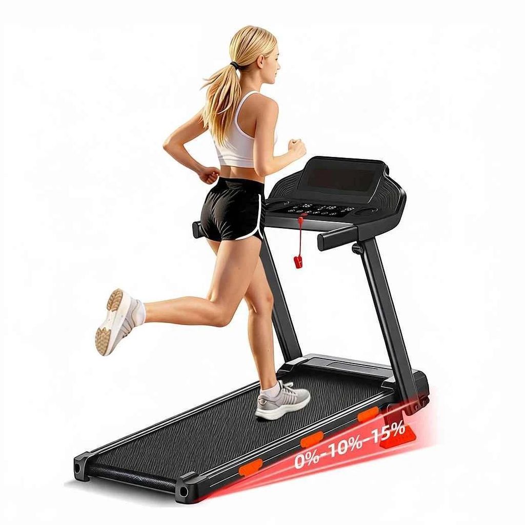 Laufband für Zuhause,Heimlaufband kompakt, 38×95 cm Produktbild 