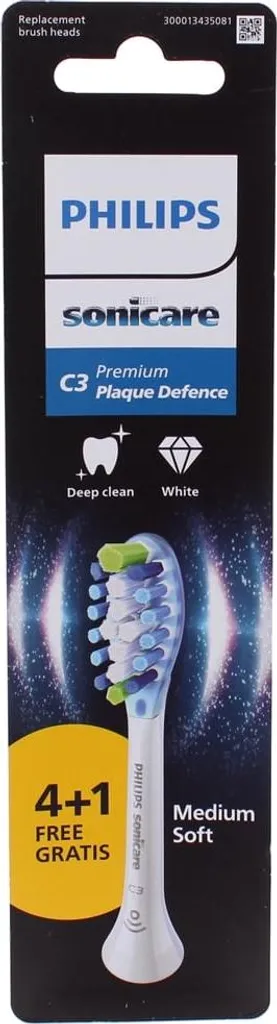 Philips Premium Plaque Defence HX9045/87 confezione da 4+1 testine