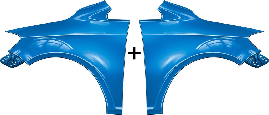 Błotnik VW Golf PLUS lewy + prawy LA5K 05-14 Nowo Zdjęcie produktu 