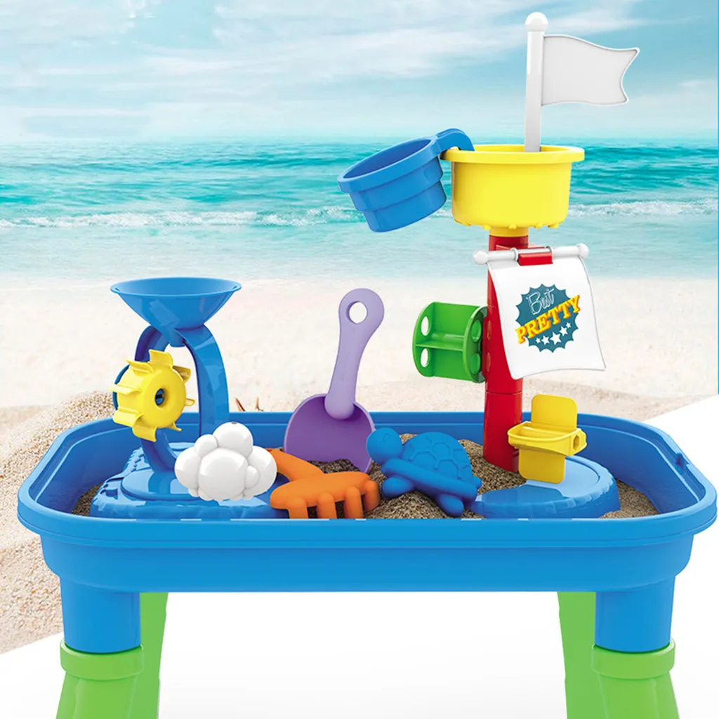 Table à eau Woopie 2 en 1 bac à sable bateau pirate avec 6 accessoires - 7