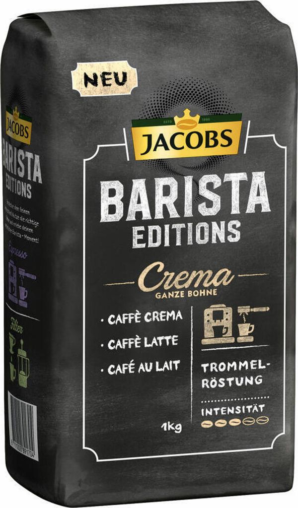 Jacobs Barista Editions Crema 1 kg ziarnista Zdjęcie produktu 8