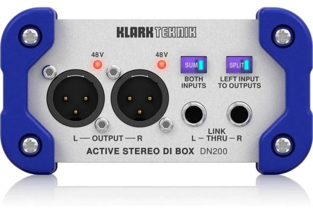 Klark Teknik DN200 V2 Boîte de Direct Active Stéréo Haute Performance