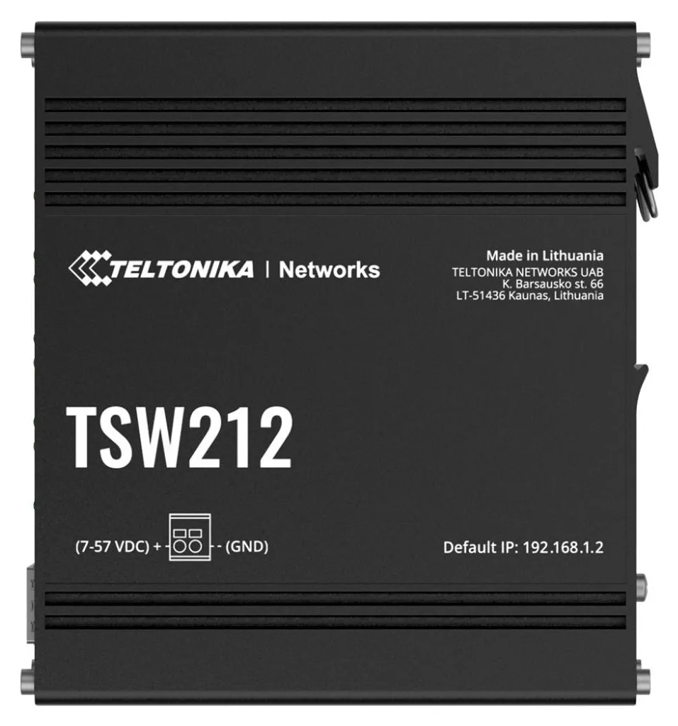 Évitez les pannes réseau avec le Commutateur Géré Teltonika TSW212 L2