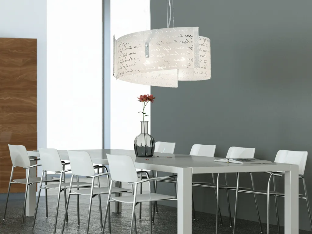 Lustre SIGNA blanc 302500301 - Éclairage central pour cuisine moderne - 9
