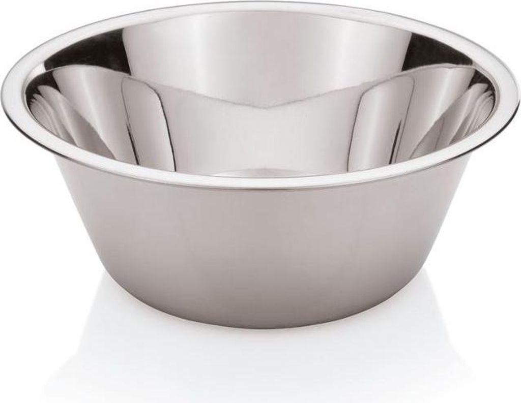 10x Schüssel, Ø 28 cm, 5,5 ltr., Chromnickelstahl