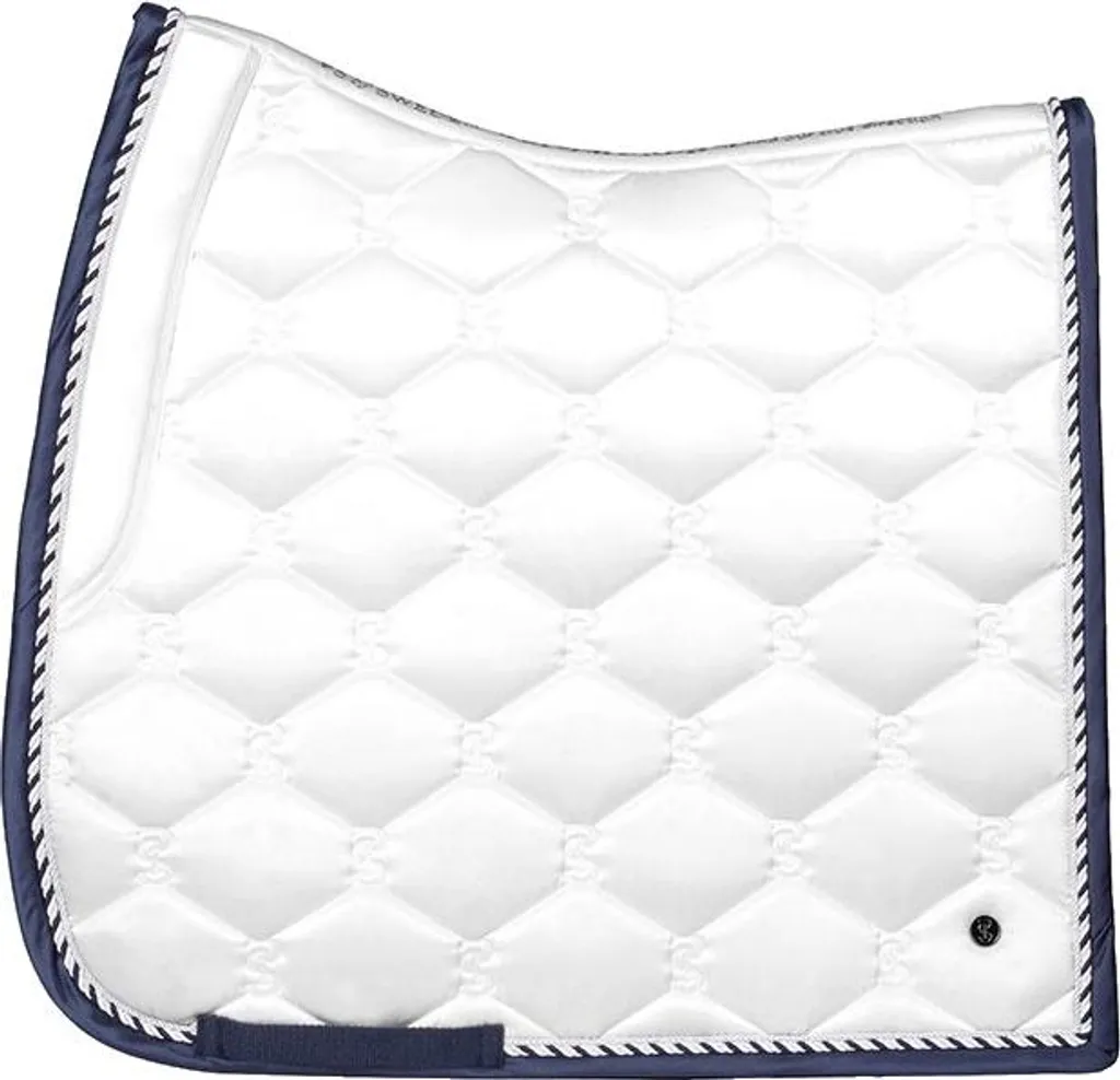 PS of Sweden Signature Saddle Pad Dressage Bianco Full - Design Anatomico