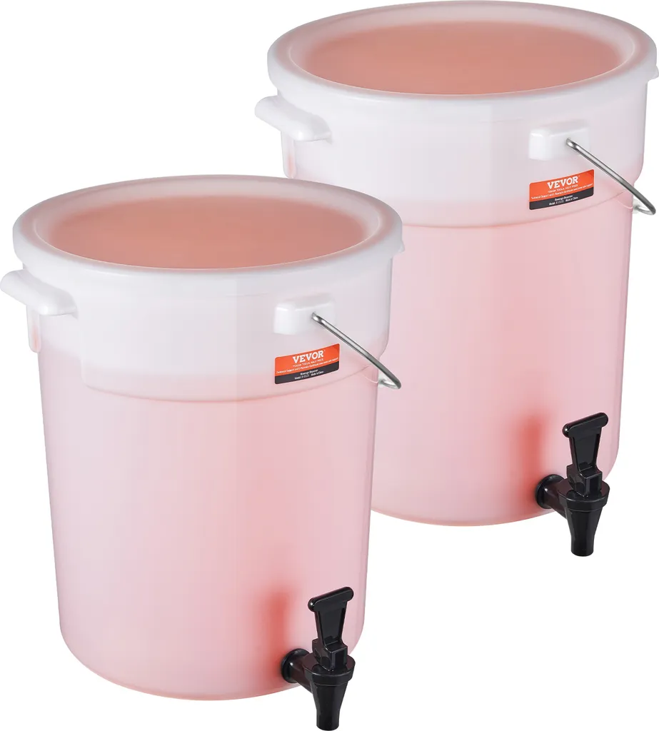 Set 2 Dispenser Bevande VEVOR 19L | Erogatore Succhi Buffet Hotel