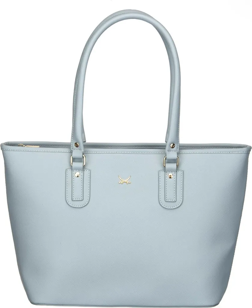 Sac Shopper Sansibar Bleu Gris Idéal pour le Travail et le Shopping