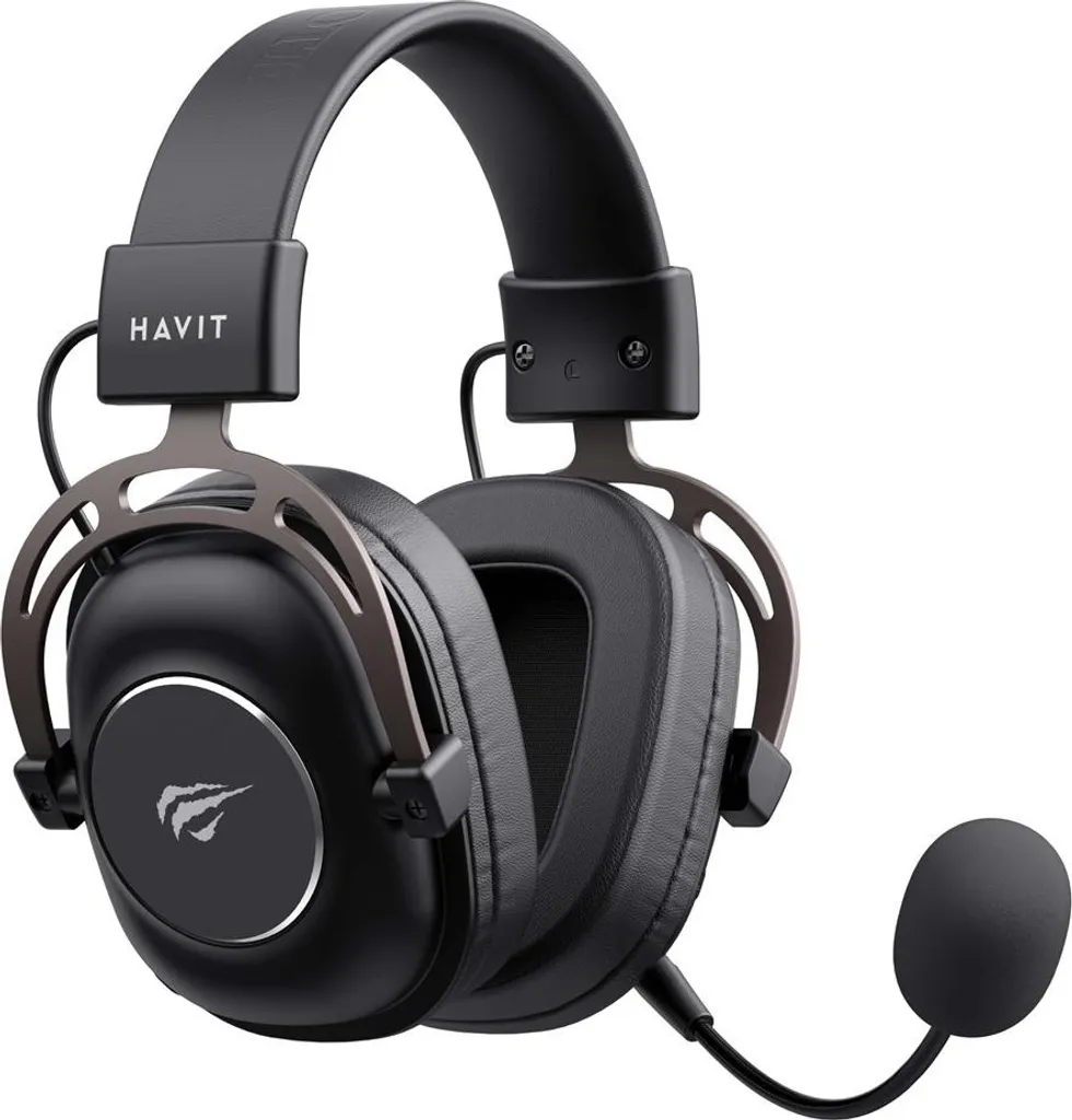 Havit H2002YG - cuffie da gioco nere e ocra - 5