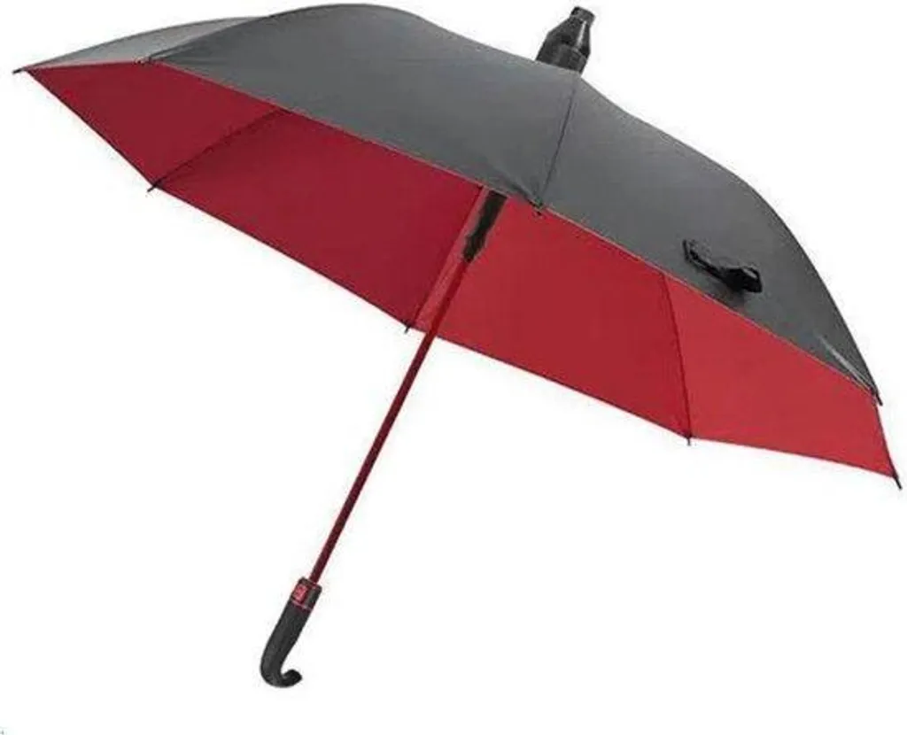 Grand parapluie de golf automatique 140cm robuste à poignée courbe