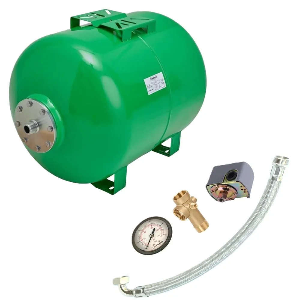 Stabilisez la Pression d'Eau avec ce Réservoir 100L et Kit Complet Acier - 2