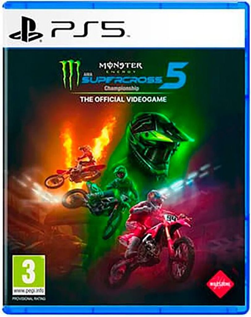 Playstation Games Ps5 Monster Energy Supercross Mehrfarbig PAL Mehrfarbig PAL