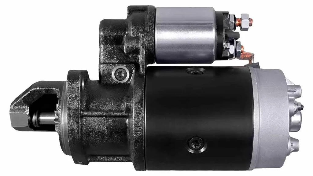 Démarreur 12V 2,7kW HELLA pour moteurs Lombardini à 9 dents