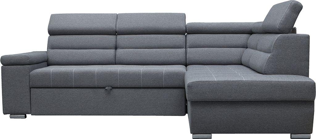 Extravagantes Ecksofa, Ecksofa mit modernem Stil, klassisches Design, komfortable Verarbeitung, erhöhter Komfort, Ottomane links oder rechts multi...