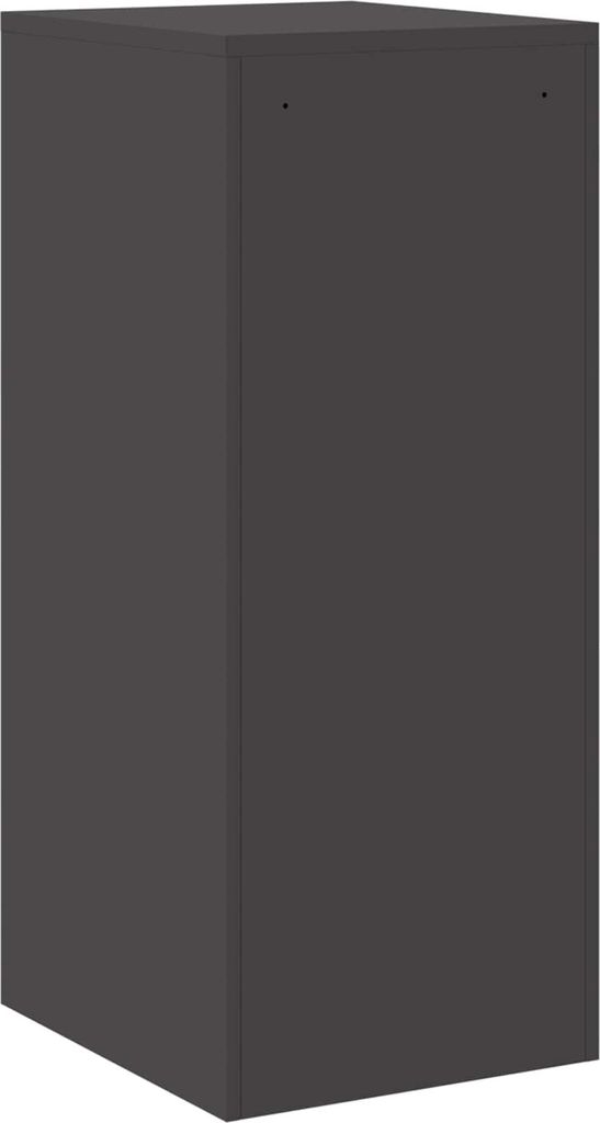Aktenschrank Schwarz 44 x 50 x 106,5 cm Kaltgewalzter Stahl