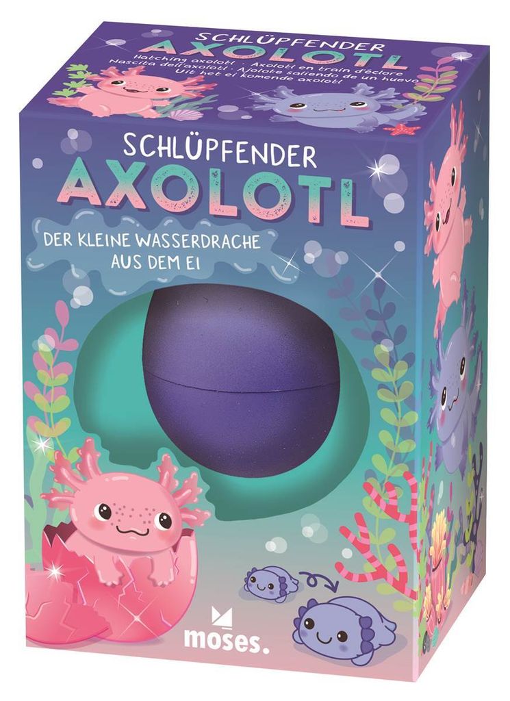 Moses Hatching Axolotl różowy różowy jeden rozmiar Zdjęcie produktu 