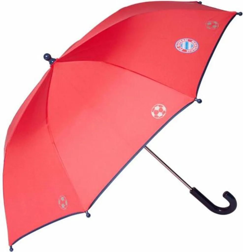 Grand Parapluie Enfant FC Bayern Rouge avec Logo - Protection Pluie Sport