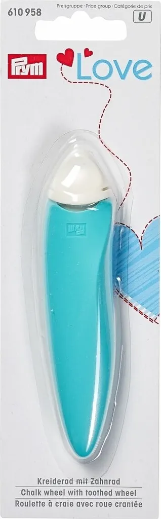 Accessoire de traçage : règle à craie ergonomique pour la couture