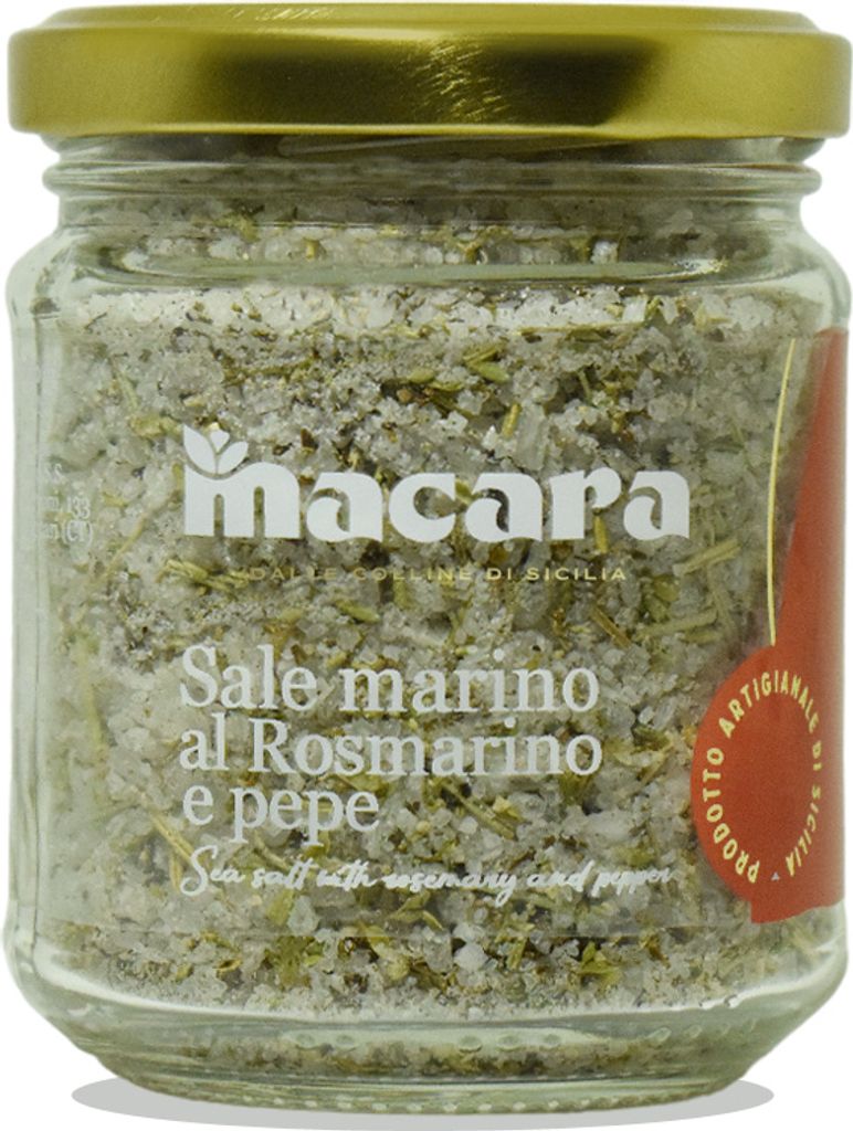 Sel marin de Sicile au romarin et au poivre, 300 g Image du produit 