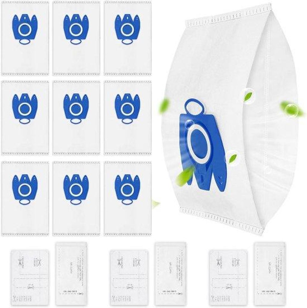 Staubsaugerbeutel-Set 10 Stück + Filter