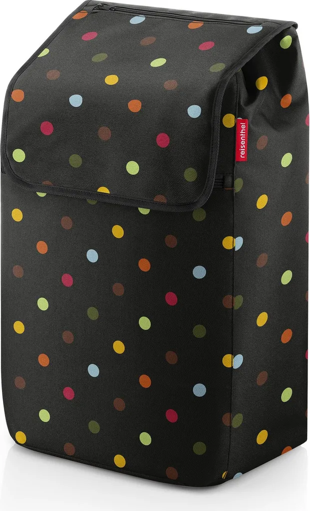 Poussette de Marché Dots Noir : Chariot de Courses Chic et Pratique - 4