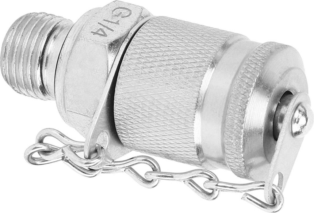 G1/4 Auf M16x2 Schlauchverschraubungsadapter – Hydraulischer Hochdruck-Messpunktkupplung, Verzinkter Kohlenstoffstahl, Für Drucküberwachung & Probenahme