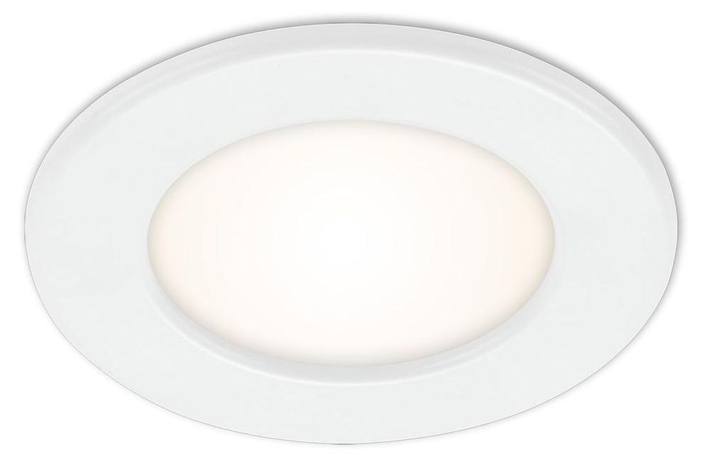 LED inbouwspot, dimbaar, IP44, 6W, 450 lm, 3000 K (warm Productafbeelding 