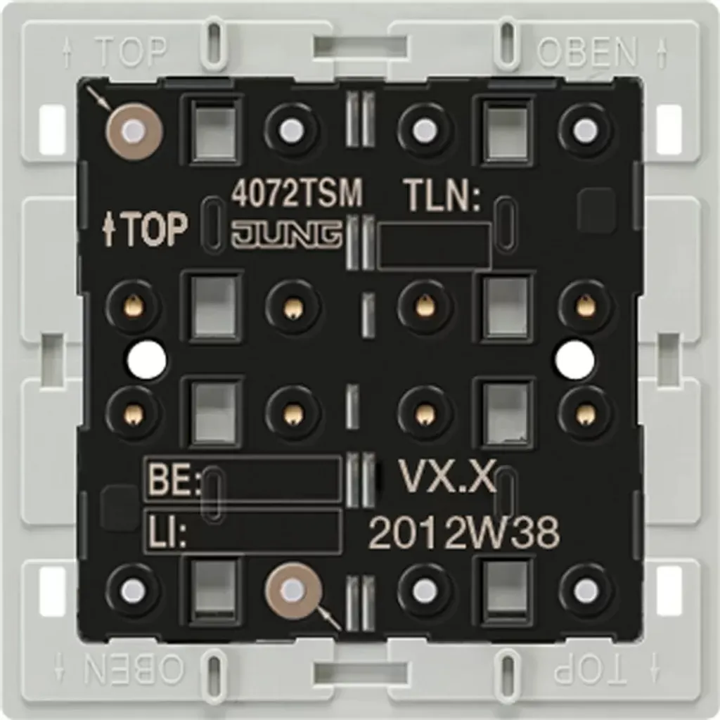 Jung 4072 TSM Module de Commande KNX Standard avec 2 Boutons Poussoirs