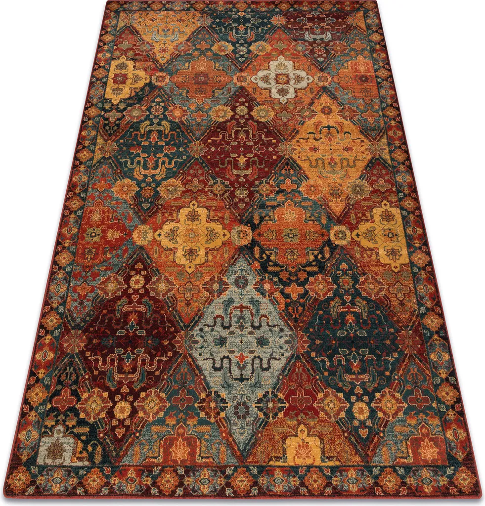 Tapis en laine OMEGA Torino oriental rouge rubis chic - 170x235 cm