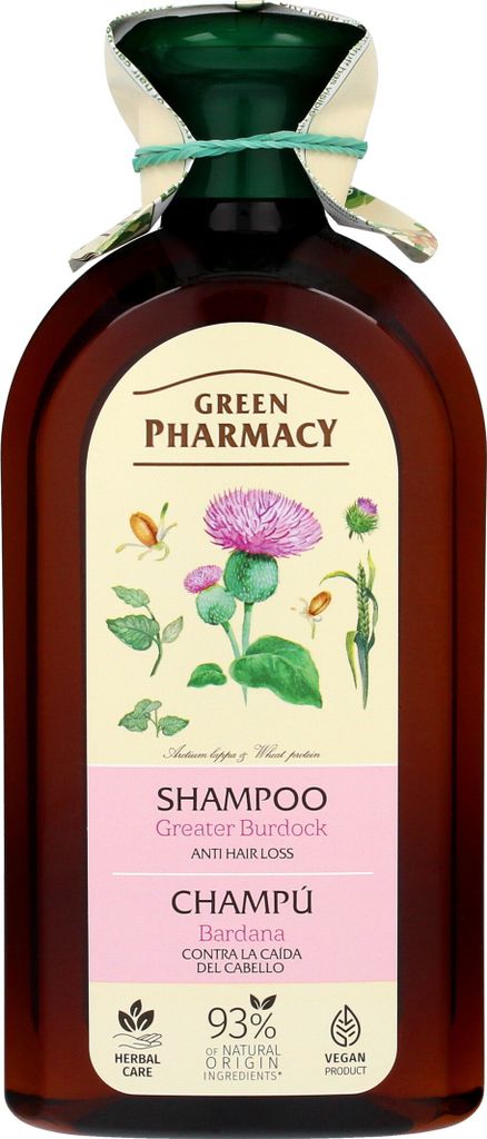 Green Pharmacy Haarausfall Shampoo mit Klette - 350ml