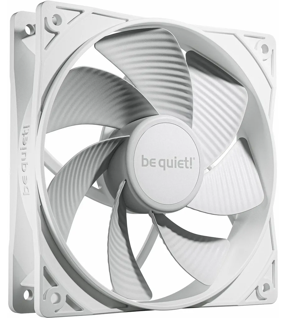 Lot 3 Ventilateurs 120mm Blancs pour Boîtier PC Gaming be quiet! Reverse