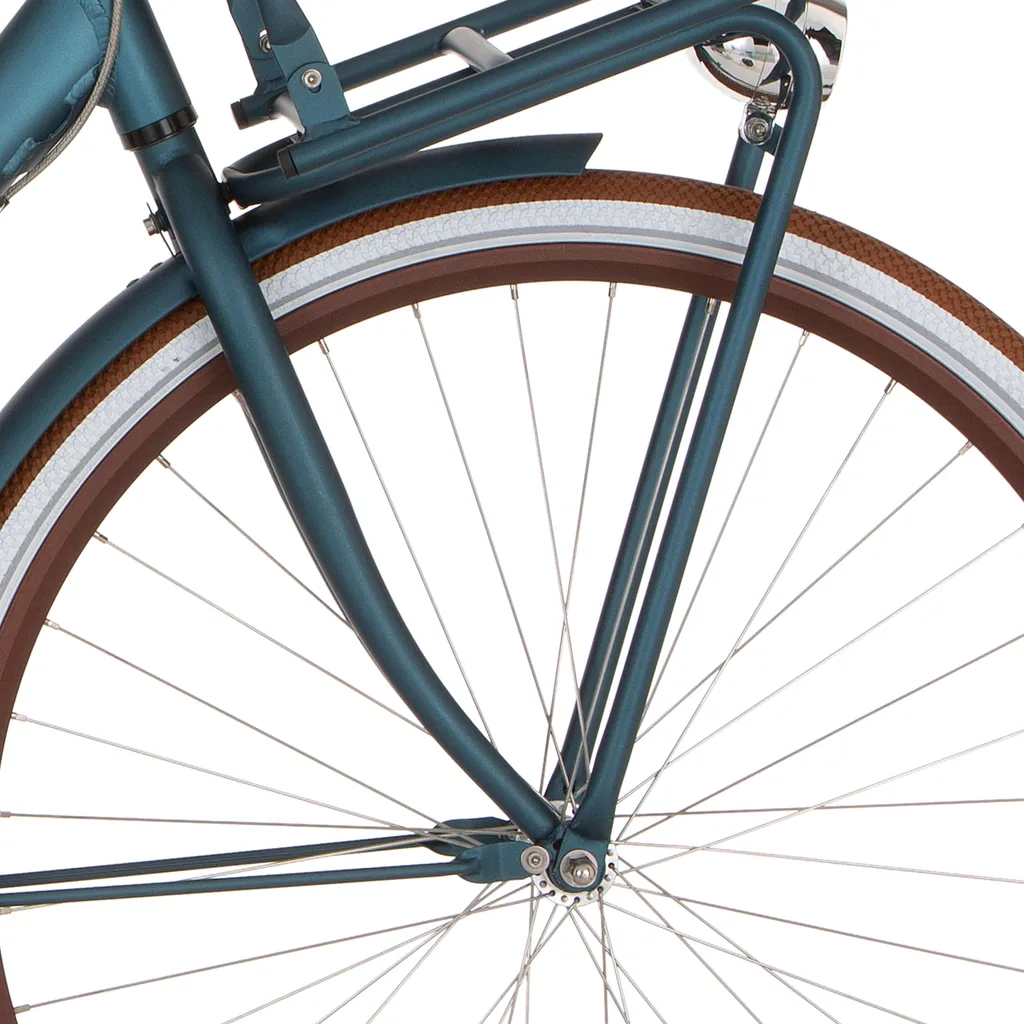 Porte-bagages vélo avant 28" Cortina bleu mat pour panier et caisse