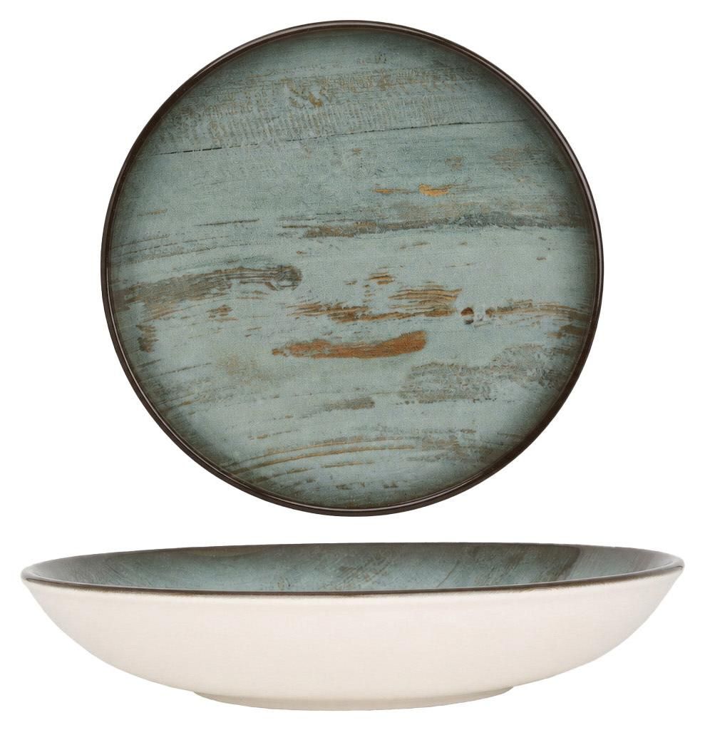 Talerze głębokie Bonna - Madera - Porcelana - 23 cm Zdjęcie produktu 