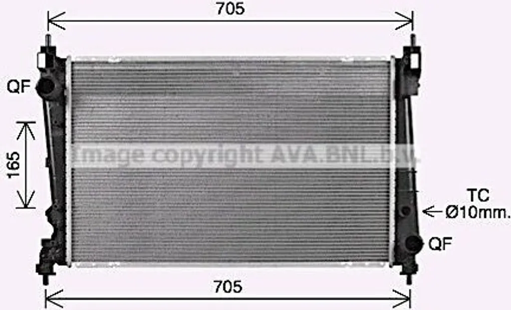 Radiateur moteur pour Opel Corsa D - Système de refroidissement complet