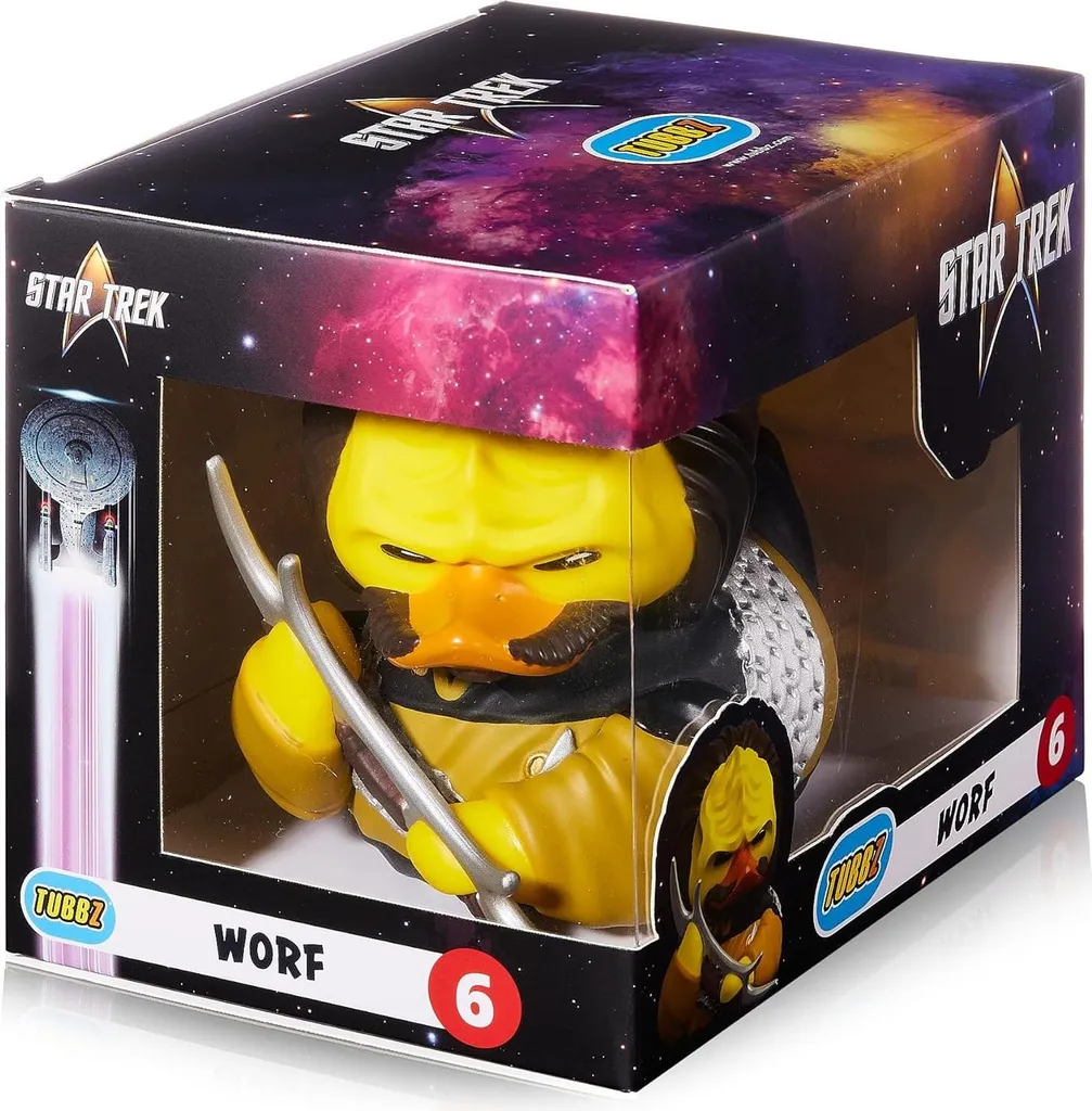 Figurine Star Trek Tubbz Worf 10 cm Idée Cadeau Collector Fan PVC