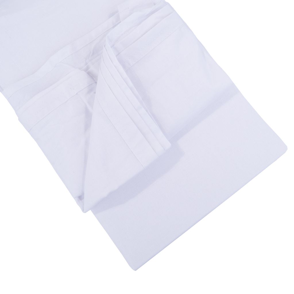 Traumschloss Betttuch Haustuch 240 x 260 cm weiß aus 100% Produktbild 3