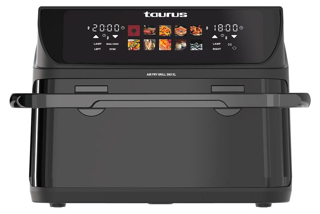 Fettfreie Fritteuse mit langem Korb und Grill Taurus 973004000