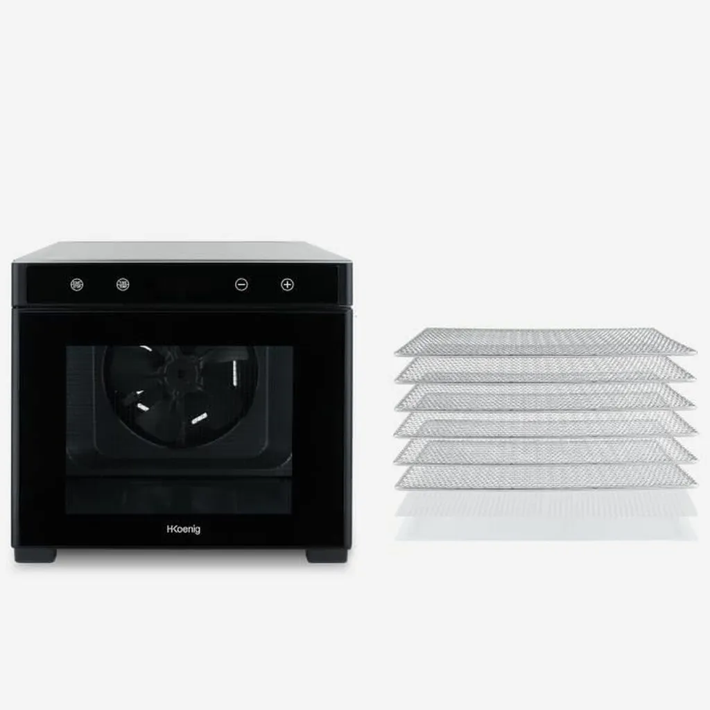 Déshydrateur H.Koenig 650W puissant à température réglable et 6 racks - 5