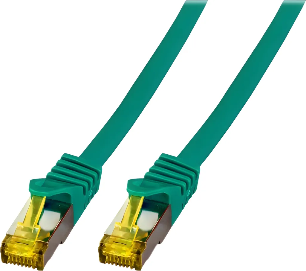 EFB MK7001.0,25GR EFB RJ45 Patchkabel S/FTP,Cat.6A,LSZH,Cat.7 Rohk.,0,25m,grün