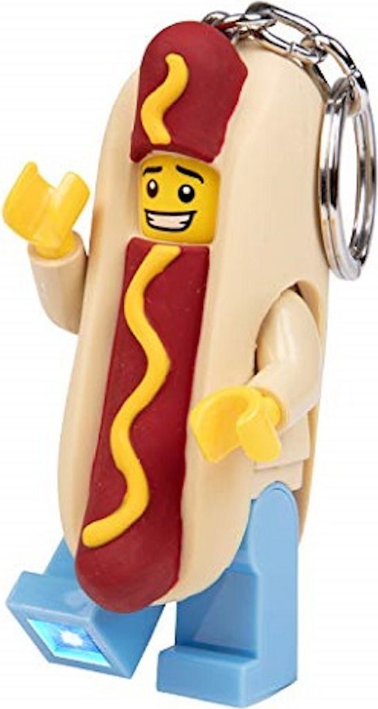 LEGO - Breloczek do kluczy z diodą LED "Hotdog man" Zdjęcie produktu 